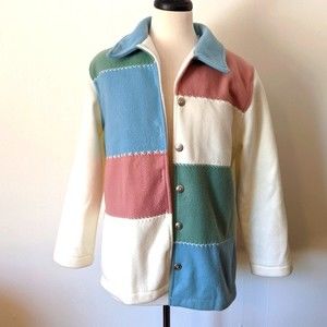Alfred Dunner Multicolor Soft Felt Jacket